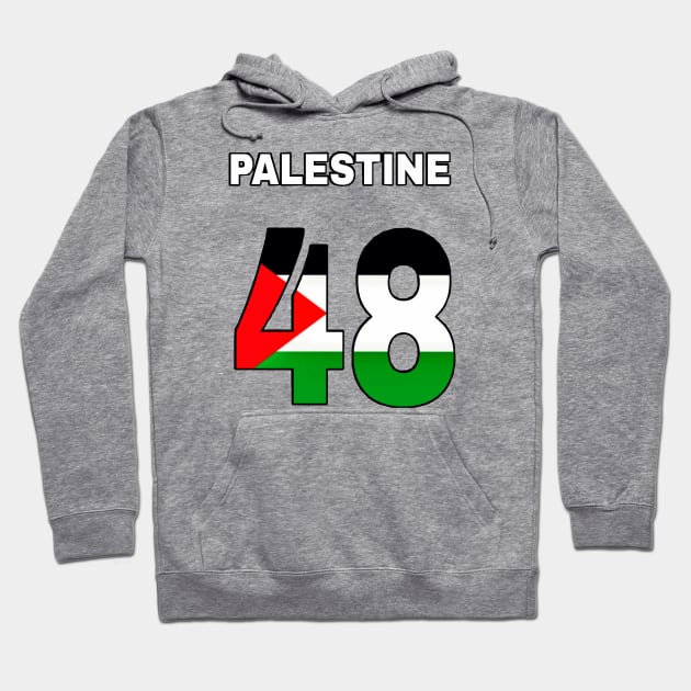 Palestine 48 - Back Hoodie by SubversiveWare